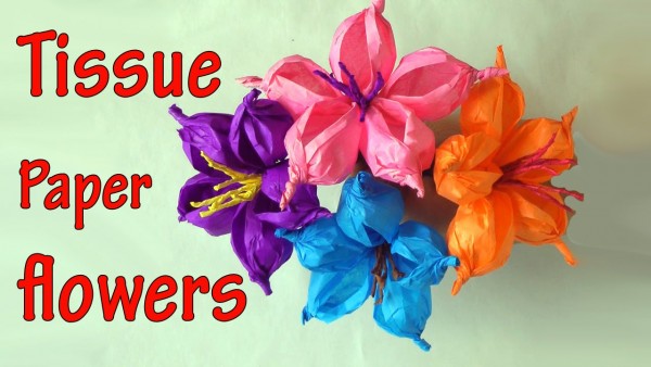 Tissue Paper Flowers