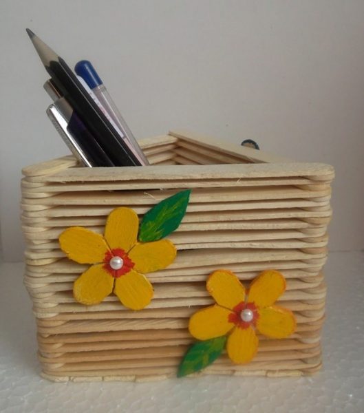 Tempat Pensil- Bunga Matahari Buatan