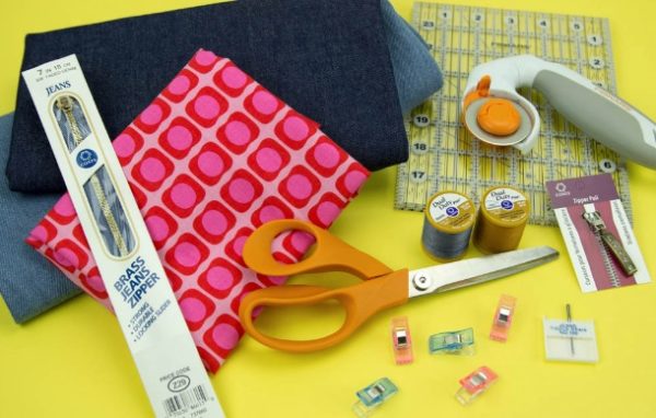 DIY Cara Membuat Souvenir Kantong Denim