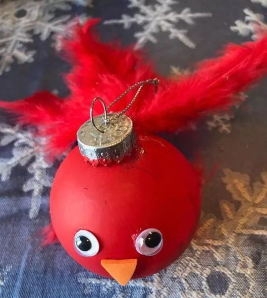 Souvenir Ornamen Burung Lucu - Kerajinan Natal untuk Anak