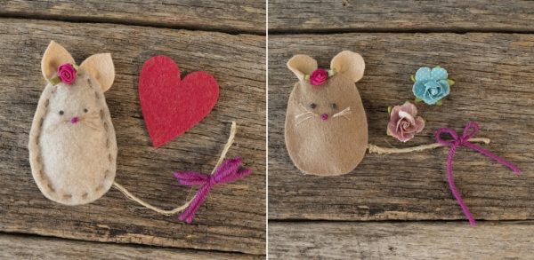 Tutorial Cara Membuat Souvenir Flanel Tikus Lucu