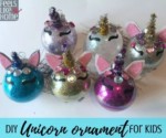 DIY Hiasan Pohon Natal untuk Anak-Anak – Unicorn Ornament
