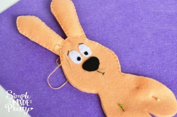Cara Membuat Gantungan Kunci Boneka Kelinci dan Telur