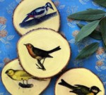 Tutorial Membuat Souvenir Gambar Burung di Kayu-DIY